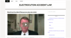 Desktop Screenshot of electrocutionaccidentlaw.com