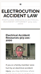 Mobile Screenshot of electrocutionaccidentlaw.com